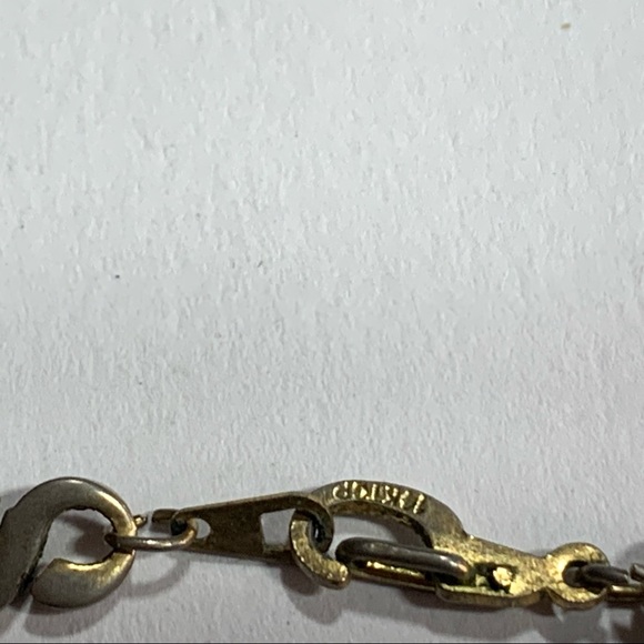 Vintage 14 KT GP Gold Plated Chain Necklace Infinity Figure 8 S Shape Links 24” - Picture 5 of 8